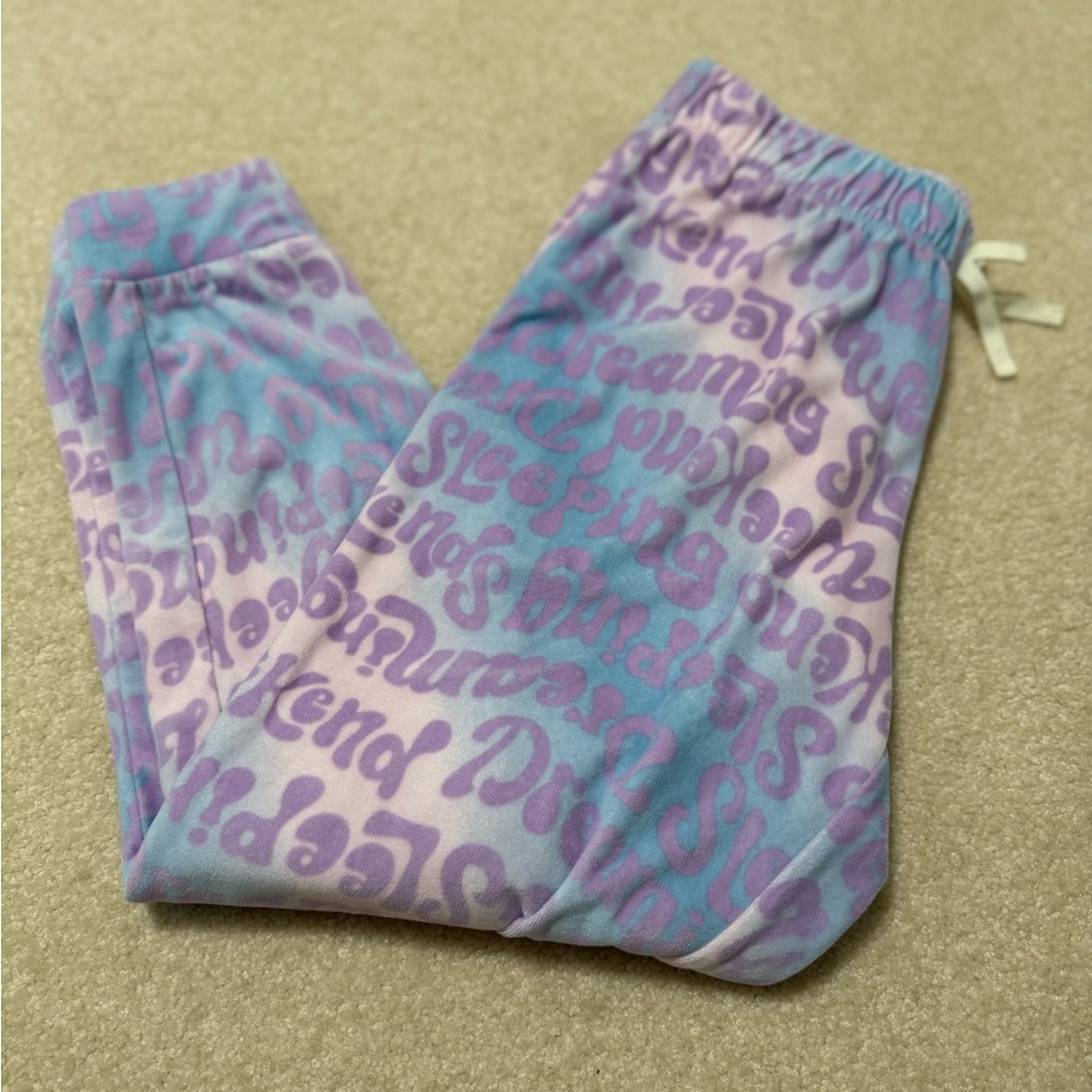 Wonder Nation Kids Pajama Bottoms - Purple Pink & Blue